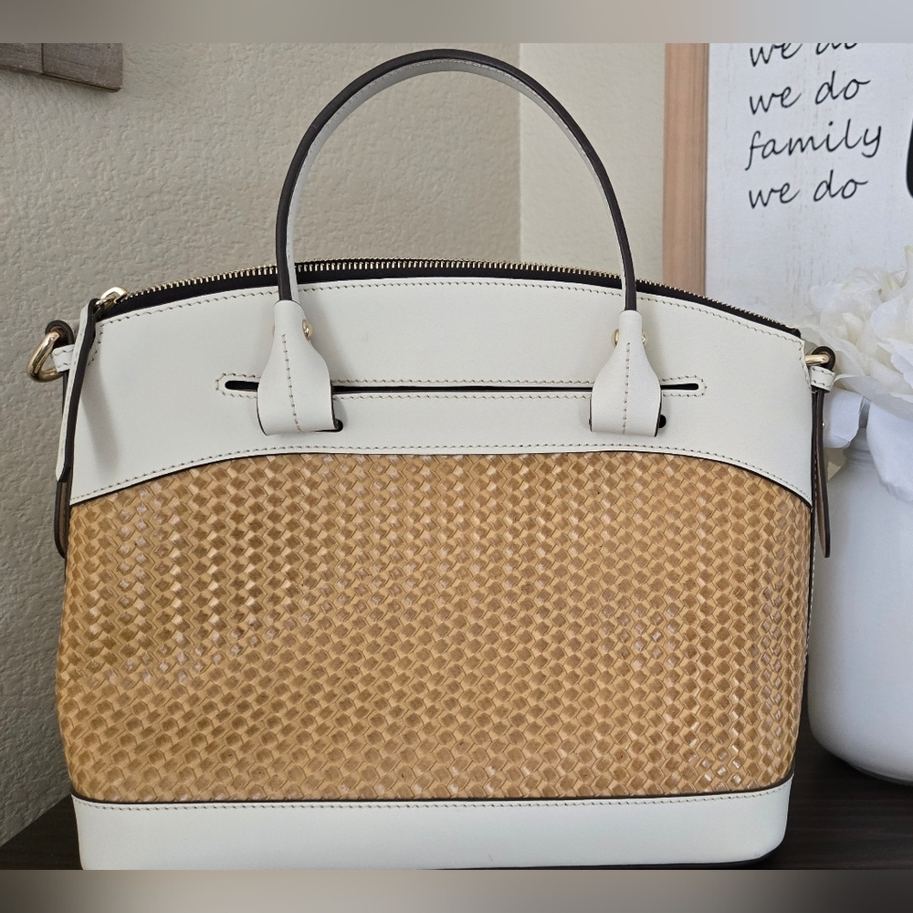 DOONEY AND BOURKE Beacon Woven Domed Satchel NWOT - Picture 3 of 10